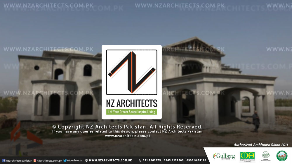 10 kanal farmhouse design gulberg greens islamabad perspective view nz architects famous architects in islamabad rawalpindi grey structure