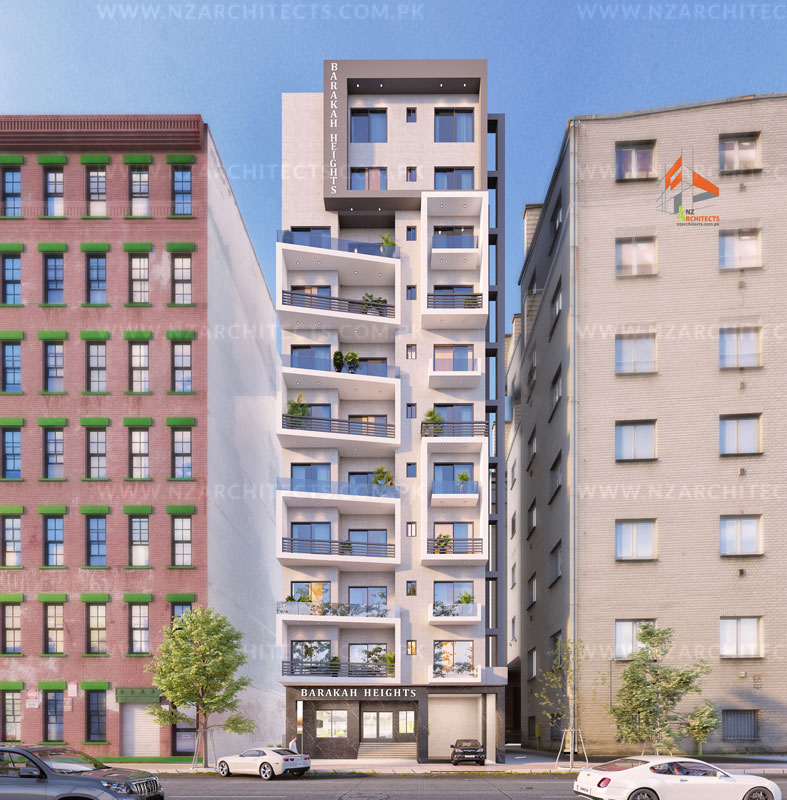Barakah Heights Plaza Design H-13 Islamabad