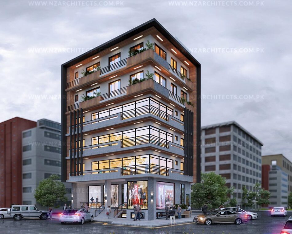 Amaaj One Plaza Design Mumtaz City Islamabad