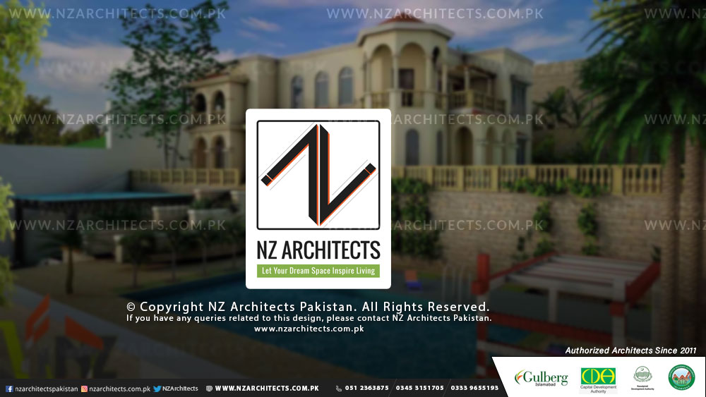 classical Architecture farmhouse design in banigala Islamabad by nzarchitects view 1