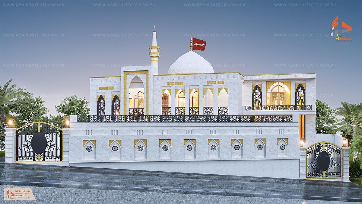 Islamic architecture Muslim architecture imam bargah design jhangi syedan NZ Architects Islamabad