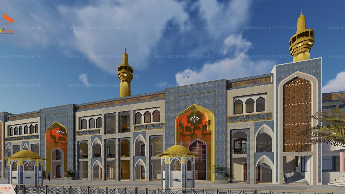 islamic architecture muslim architecture markazi imam bargah design parachinar by nz architects Islamabad