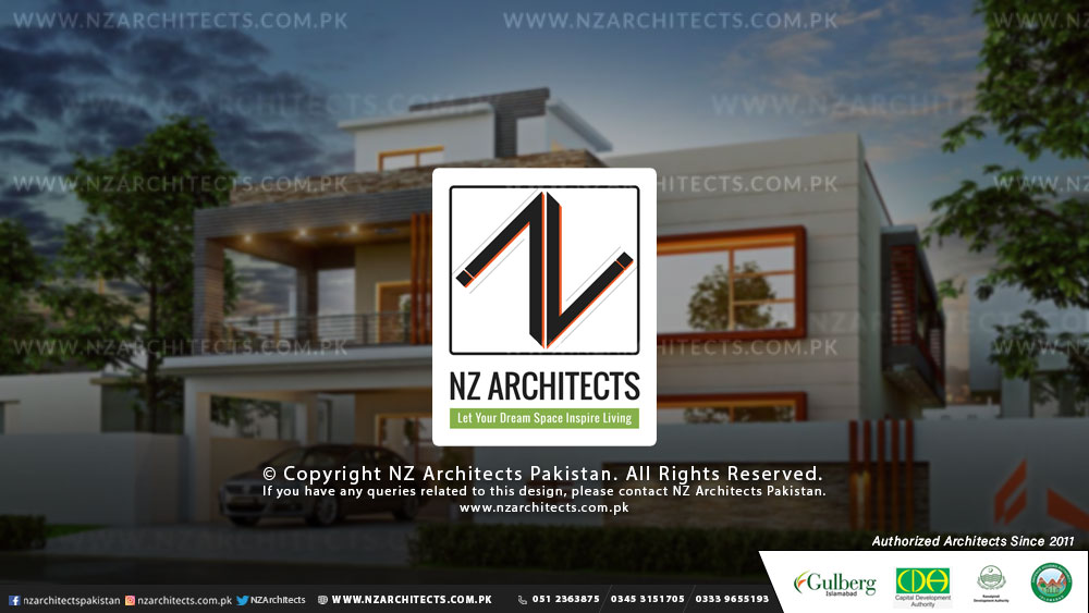 modern hosue design f17 islamabad nz architects front view