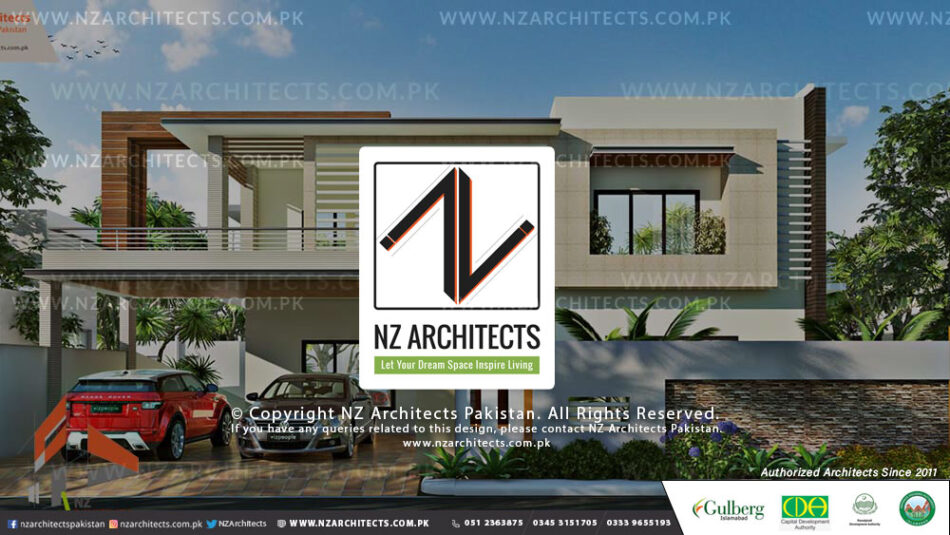 1.5 Kanal House Design in D-17, Islamabad