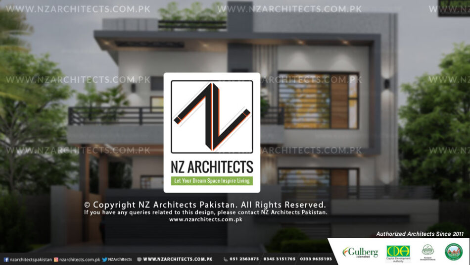 15 Marla Modern House Design in Bahria Enclave Islamabad