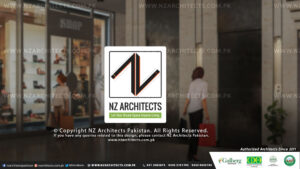 shopping mall interior design elevators section by NZ Architects Pakistan