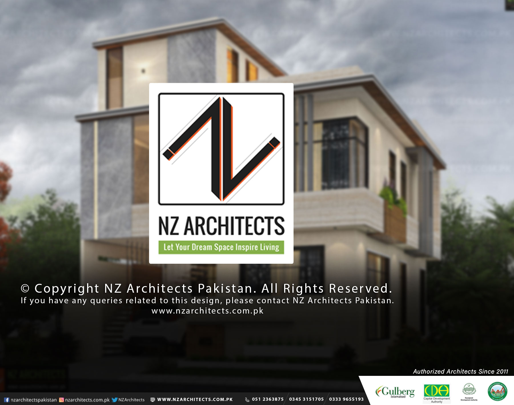 4 Marla Modern House Design by NZ Architects in G-11/2 Islamabad